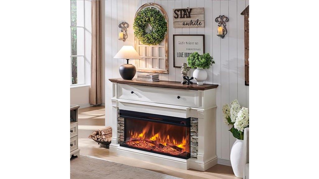 okd 52 inch electric fireplace