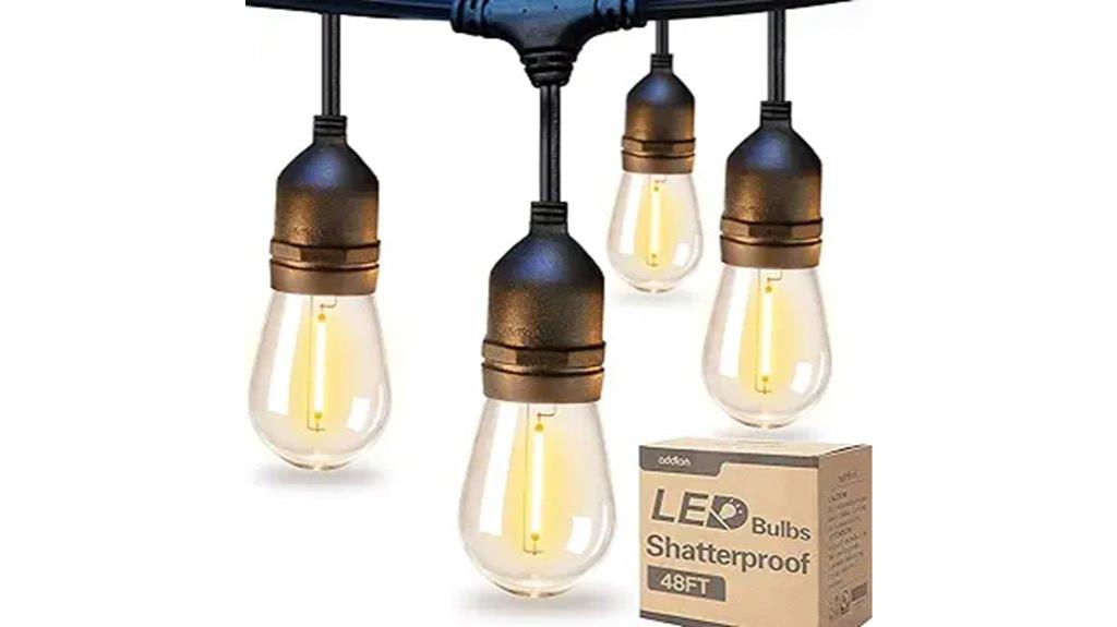 outdoor edison string lights