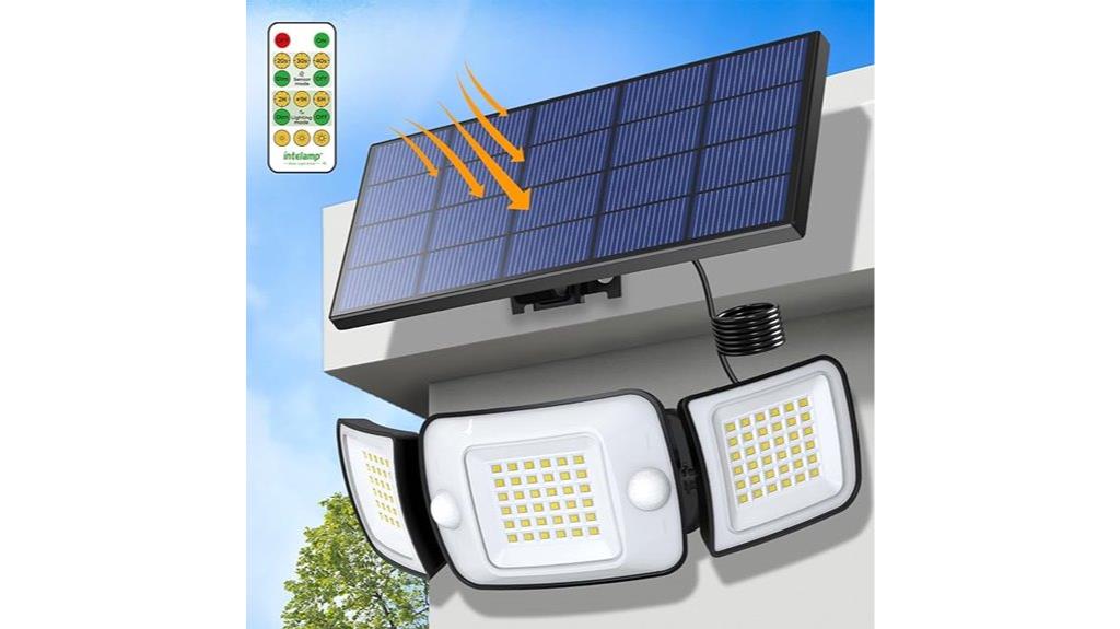 outdoor waterproof solar floodlights