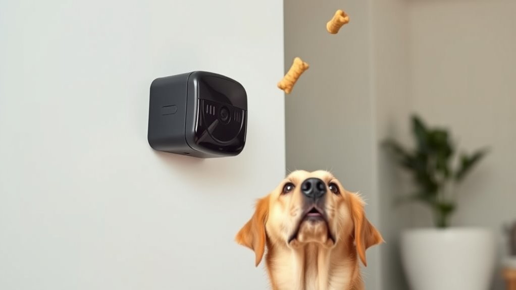pet camera treat features