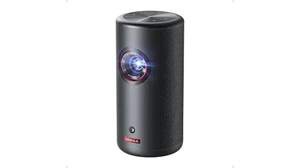 portable laser projector with streaming
