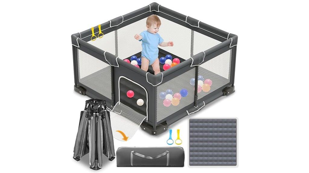 portable mesh baby playpen