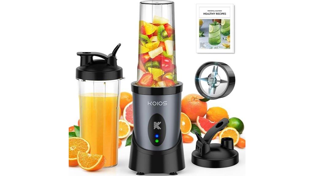 portable smoothie blending device