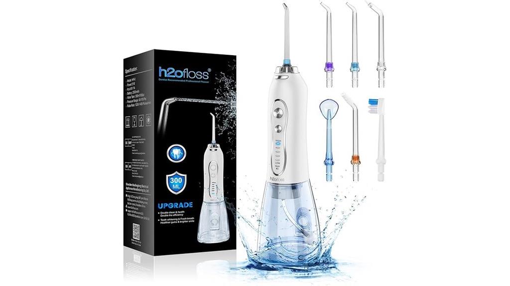 portable water flosser with modes