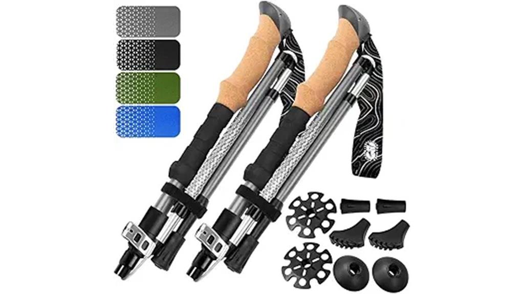 premium usa foldable hiking poles