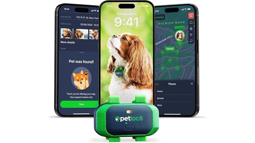 real time waterproof pet tracker