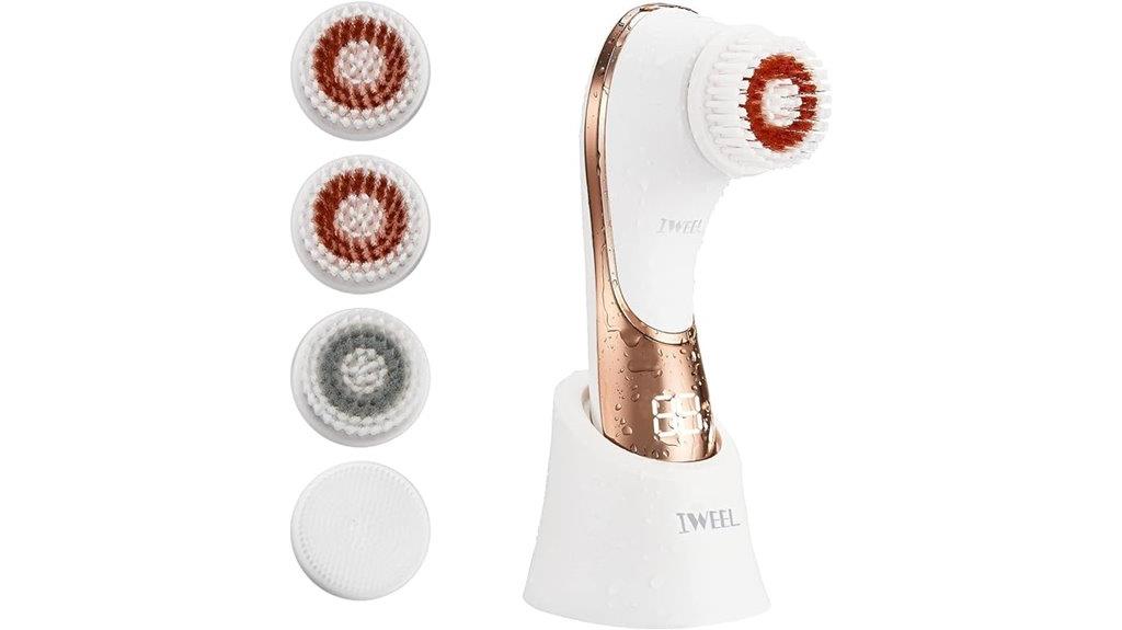 rechargeable waterproof face scrubber