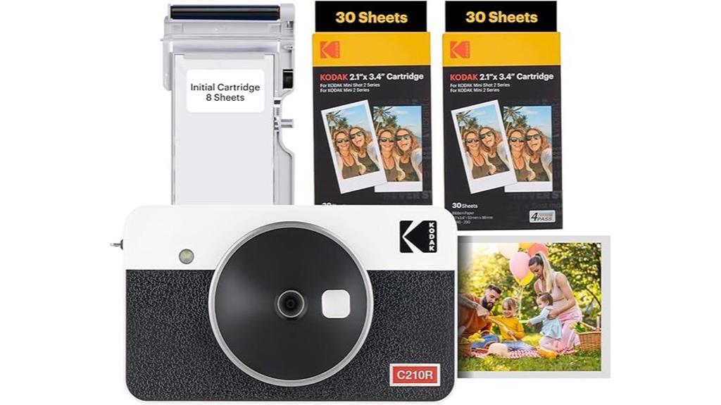 retro instant photo printer