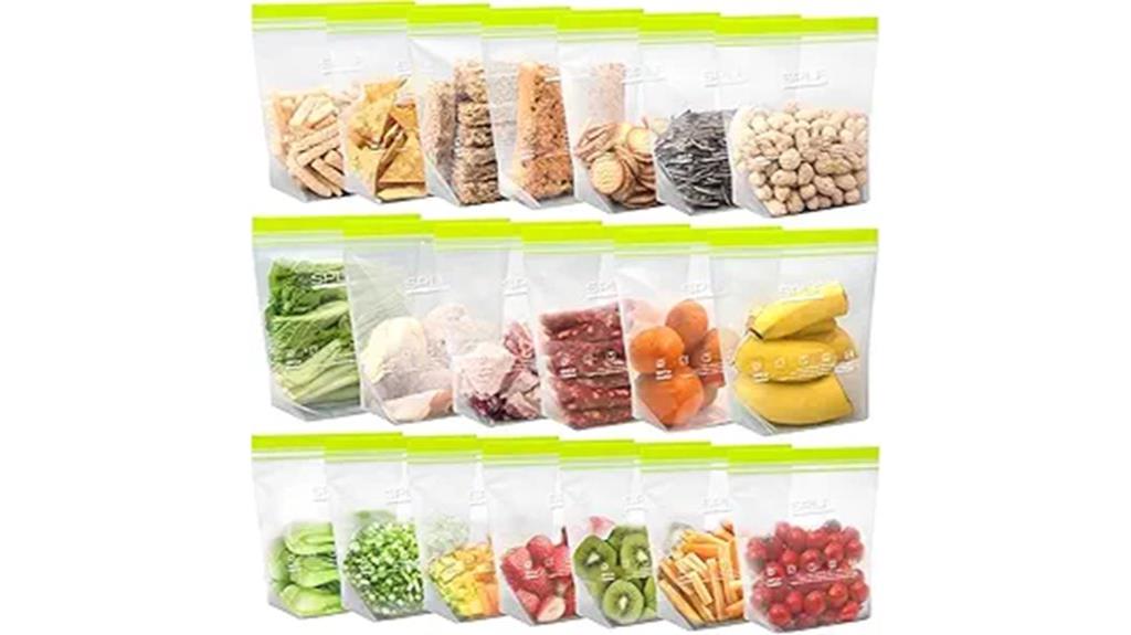 reusable sandwich bags 20 pack