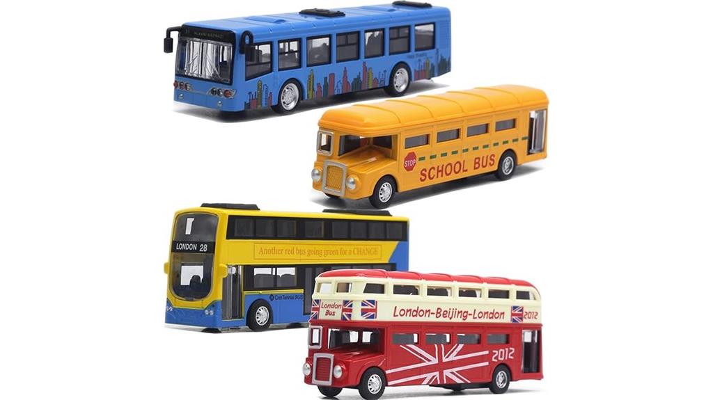 school bus toy set
