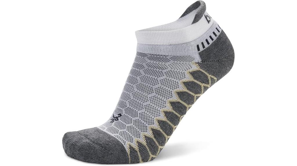 silver compression running socks