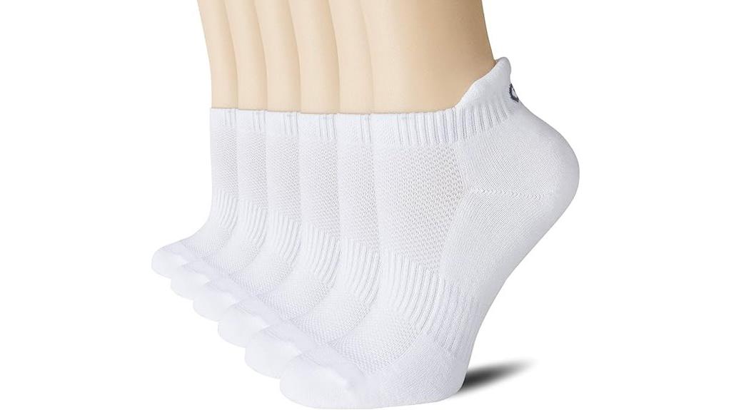 six pair running socks