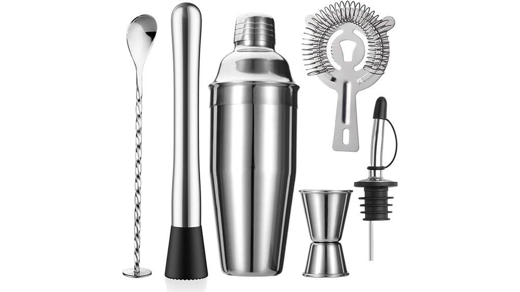 six piece bartender set