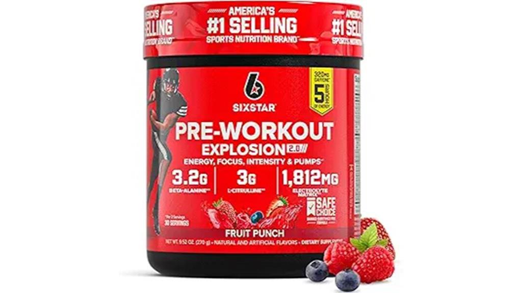 six star pre workout powder