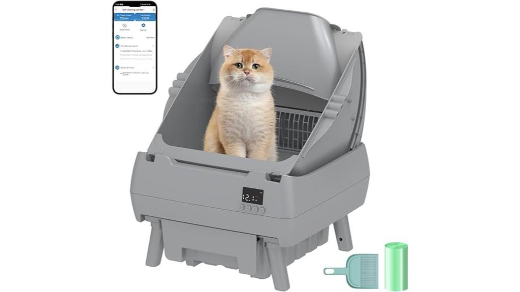 smart self cleaning cat litterbox