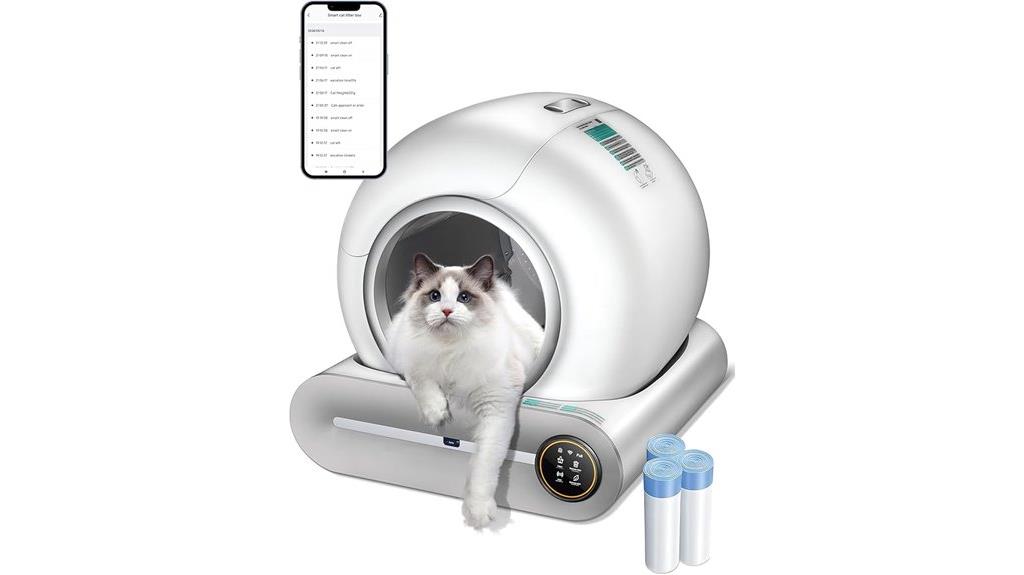 smart self cleaning litter box