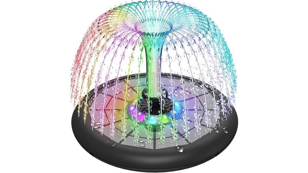 solar ufo fountain