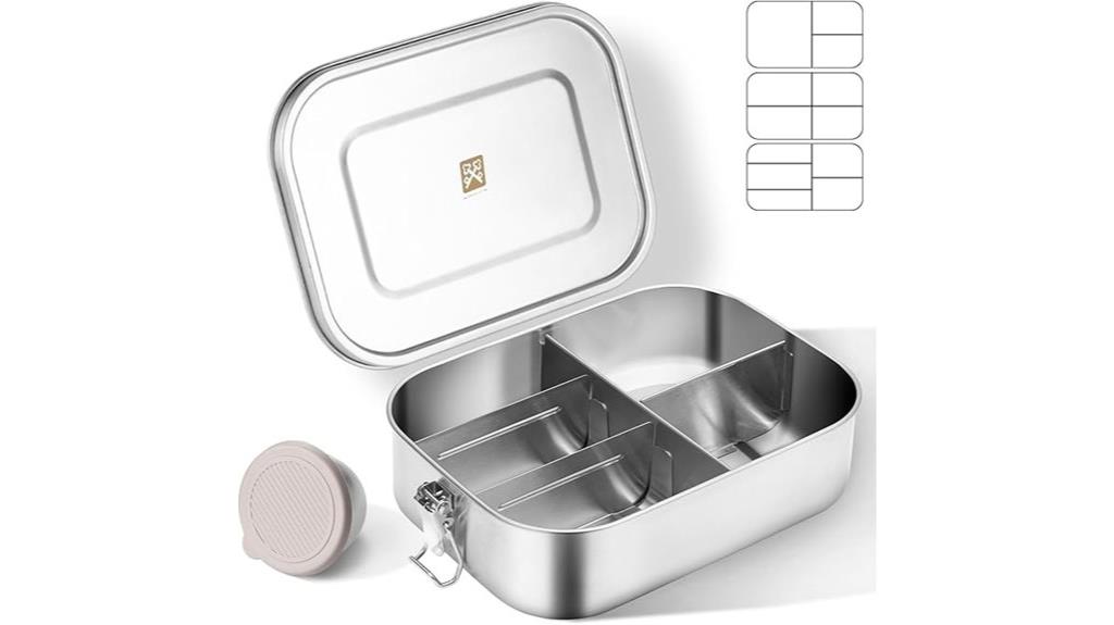 stainless steel bento box