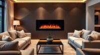 top 13 stylish electric fireplaces