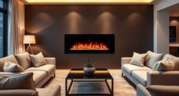 top 13 stylish electric fireplaces
