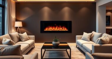 top 13 stylish electric fireplaces