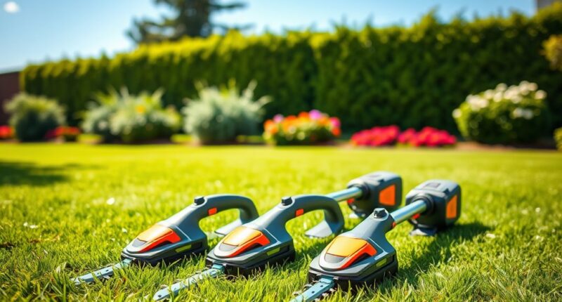 top battery trimmers for yard