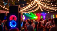 top lighted party speakers