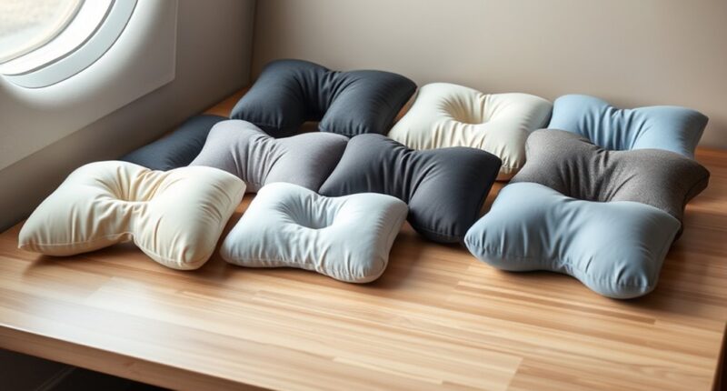 top memory foam travel pillows