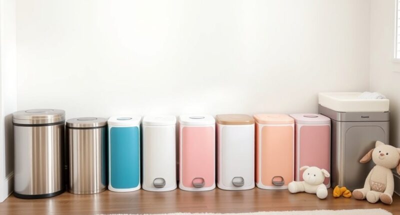 top odor controlling diaper pails