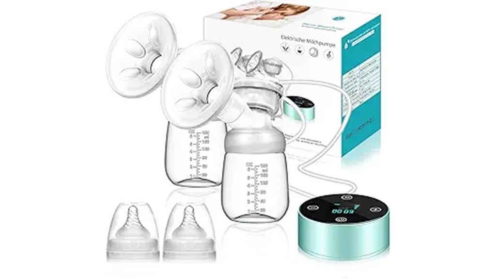 touchscreen electric breast pump