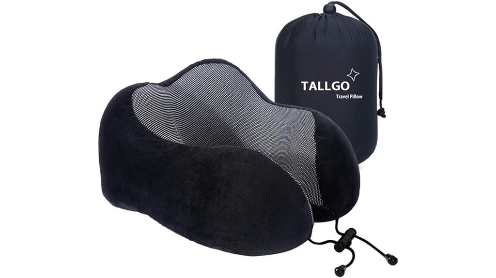 travel memory foam pillow