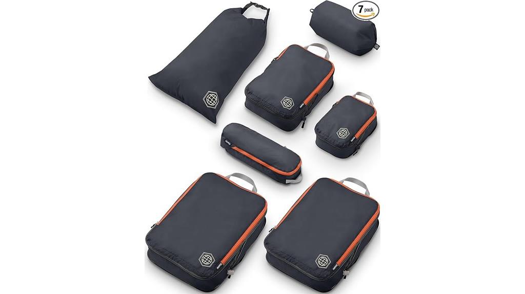 travel packing cubes set