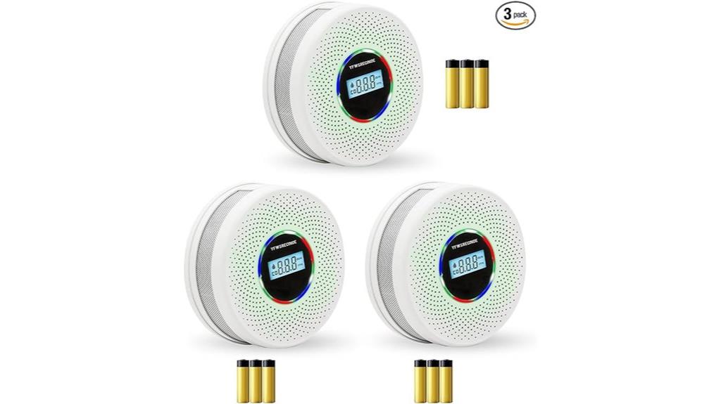 triple pack alarm detectors