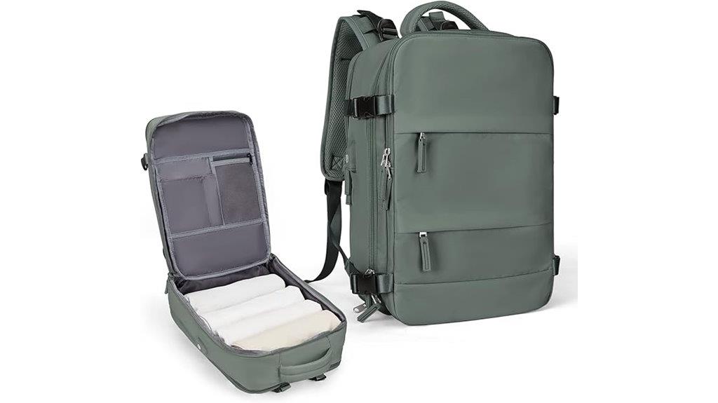 unisex travel backpack design