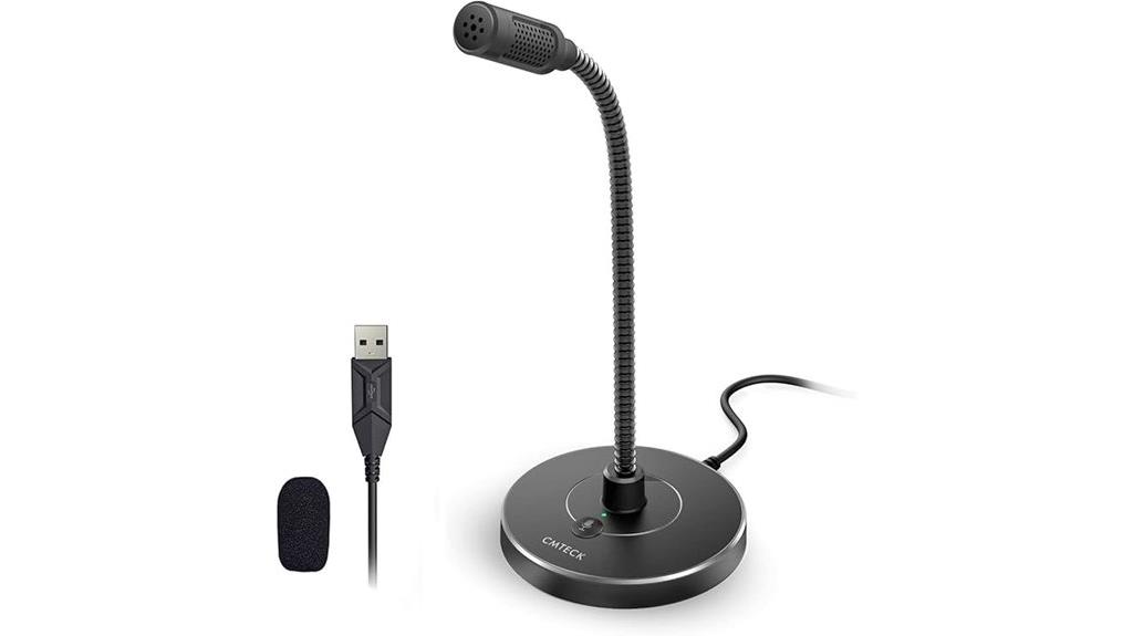 usb desktop microphone with mute