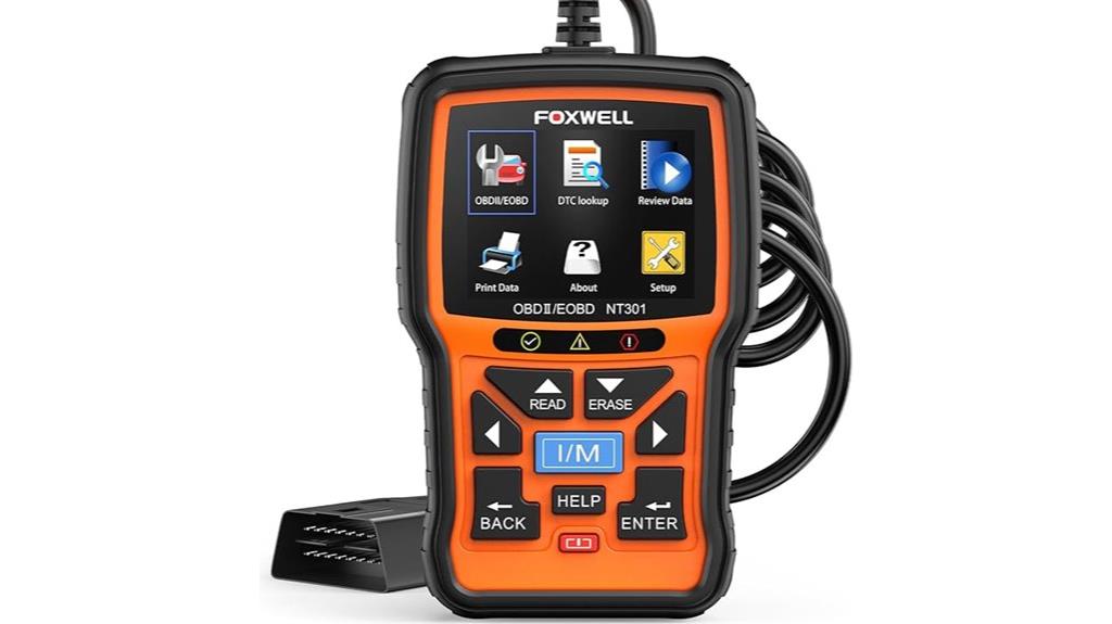 vehicle obd2 scanner features