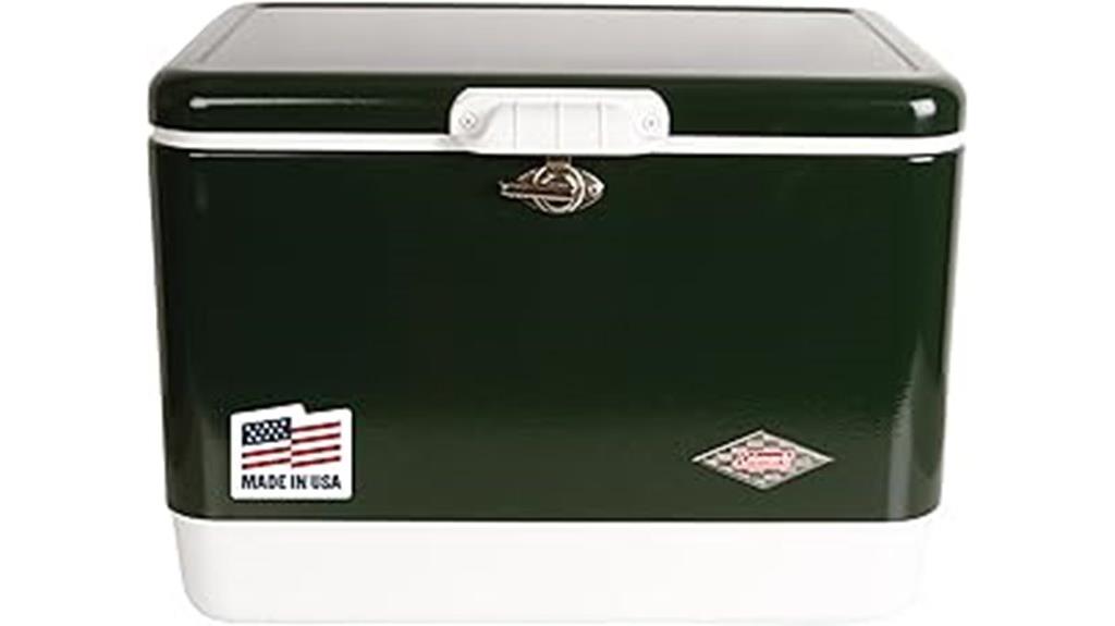 vintage steel belt cooler