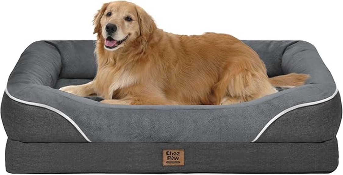washable orthopedic dog bed