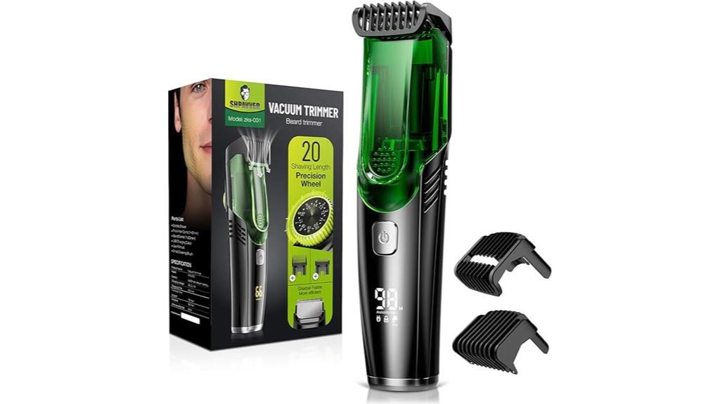 waterproof vacuum beard trimmer