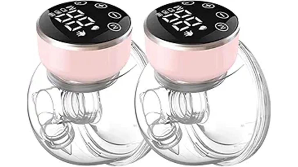 wireless long lasting breast pump