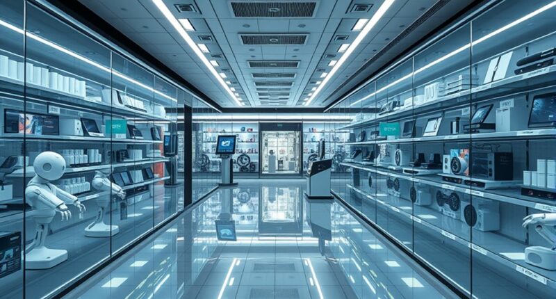 unstaffed future retail store