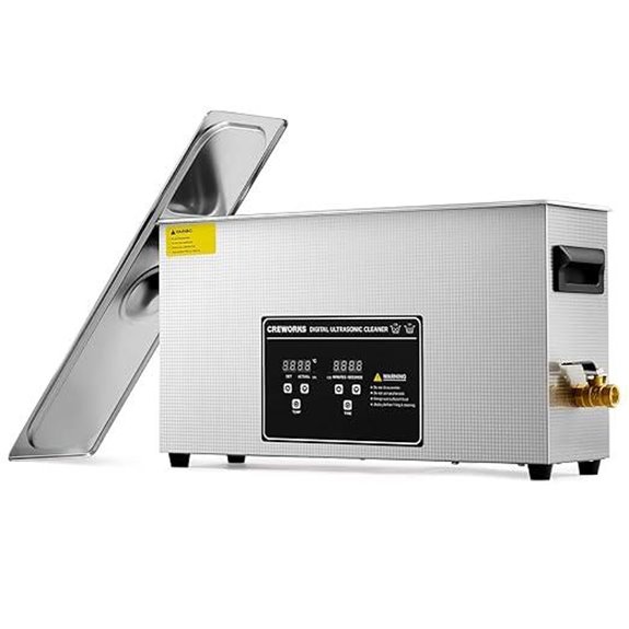CREWORKS 10L Ultrasonic Cleaner with Heater and Timer