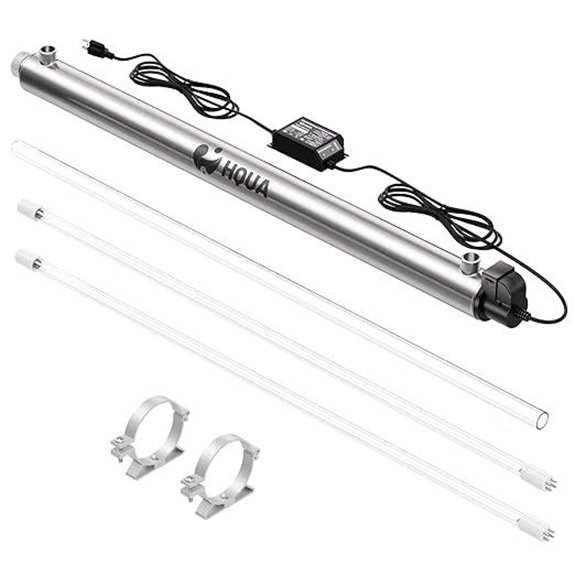 HQUA-OWS-12 120V UV Water Filter with Extra Bulb