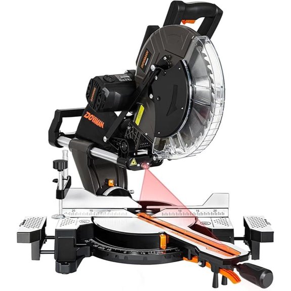 DOVAMAN 12-Inch Dual-Bevel Compound Miter Saw