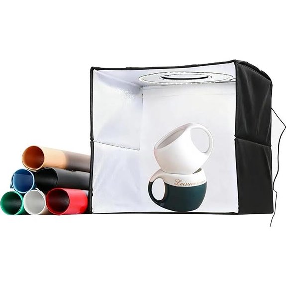 Professional 12-Inch Photo Light Box with Dimmable LEDs