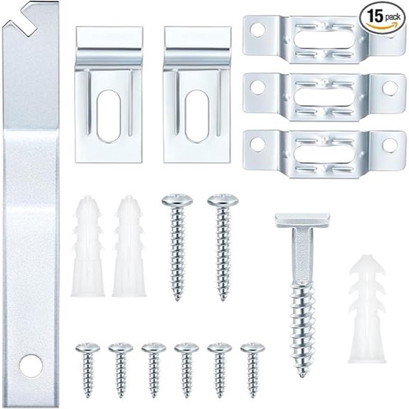 15-Piece Frame Lock Security Hanging Kit