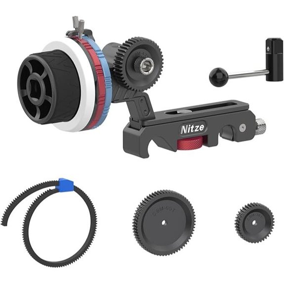 Nitze 15mm Follow Focus Kit with Gear Rings