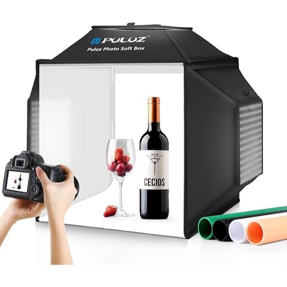 PULUZ 16x16 Photo Studio Light Box with Backdrops