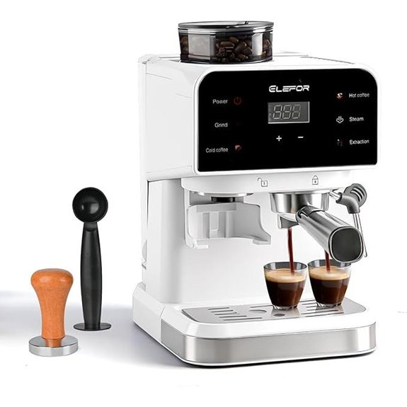 Espresso Machine 20 Bar with Grinder and Frother