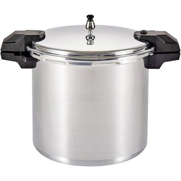 MIRRO 22qt Aluminum Pressure Canner with Regulators